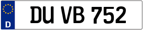 Truck License Plate